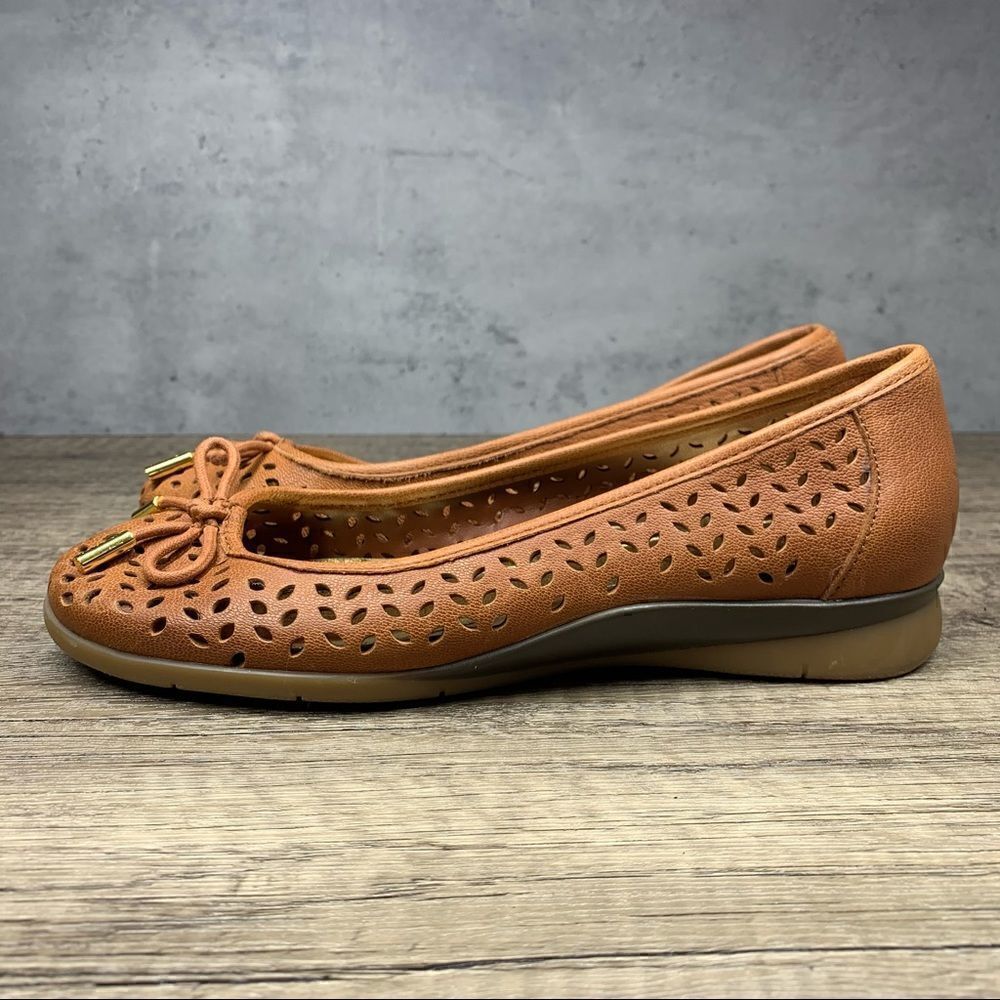 LAUREN Ralph Lauren NIA Goat Leather Loafers Size 5 Women’s/Youth Girl 3 Flats